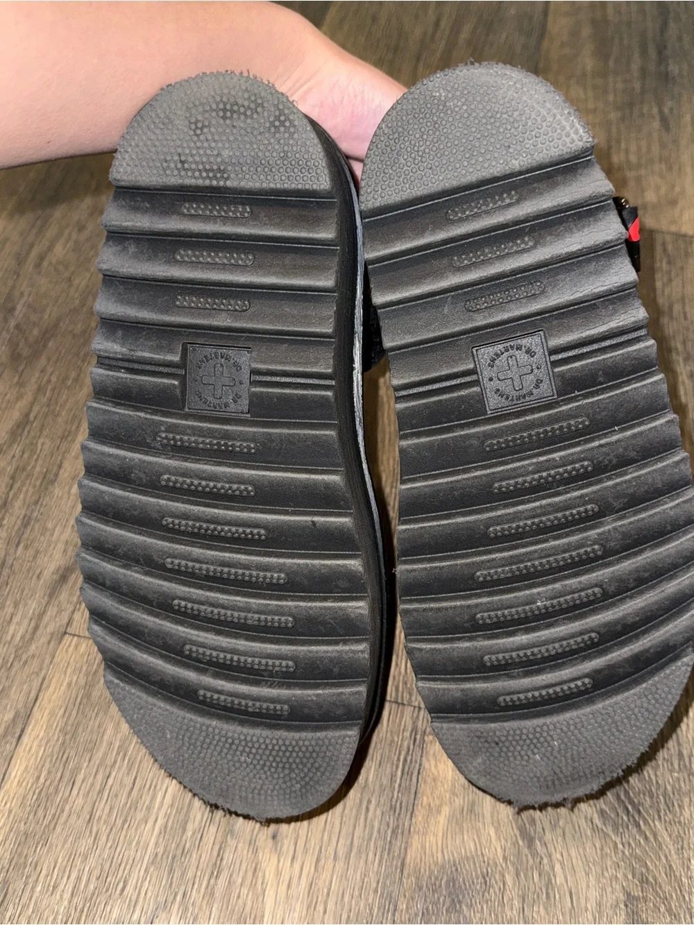 rare dr. martens x hello kitty vegan platform sandals